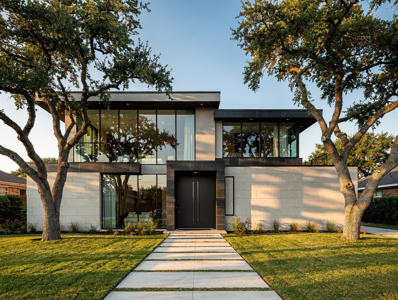 Luxury Custom Home Exterior in Austin